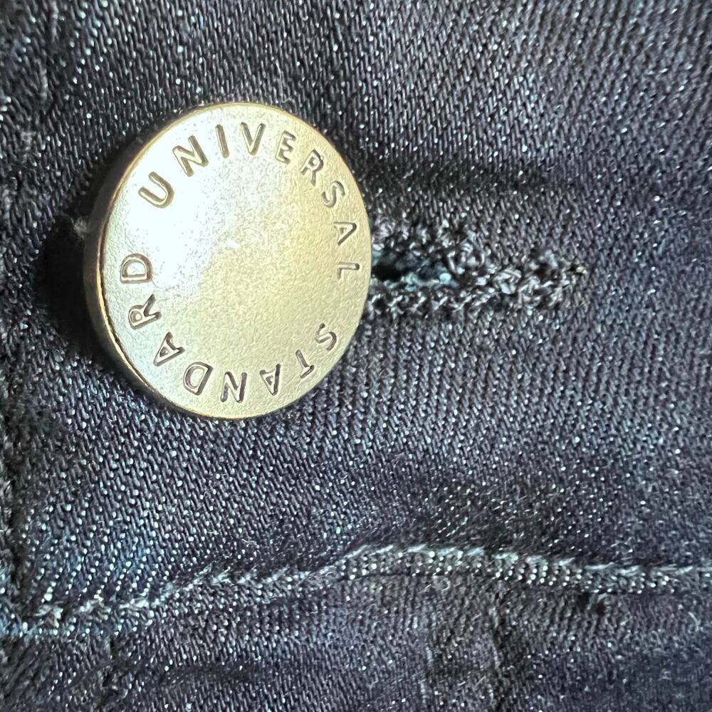 Universal Standard Donna High Rise Curve Straight Leg Jeans Dark Indigo Size 18 - Picture 10 of 13